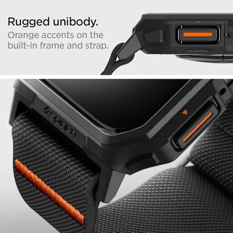 Ремешок Spigen (SGP) Lite Fit Pro для Apple Watch 45 mm (7 / 8 / 9 Series) - Matte Black: фото 11 из 14