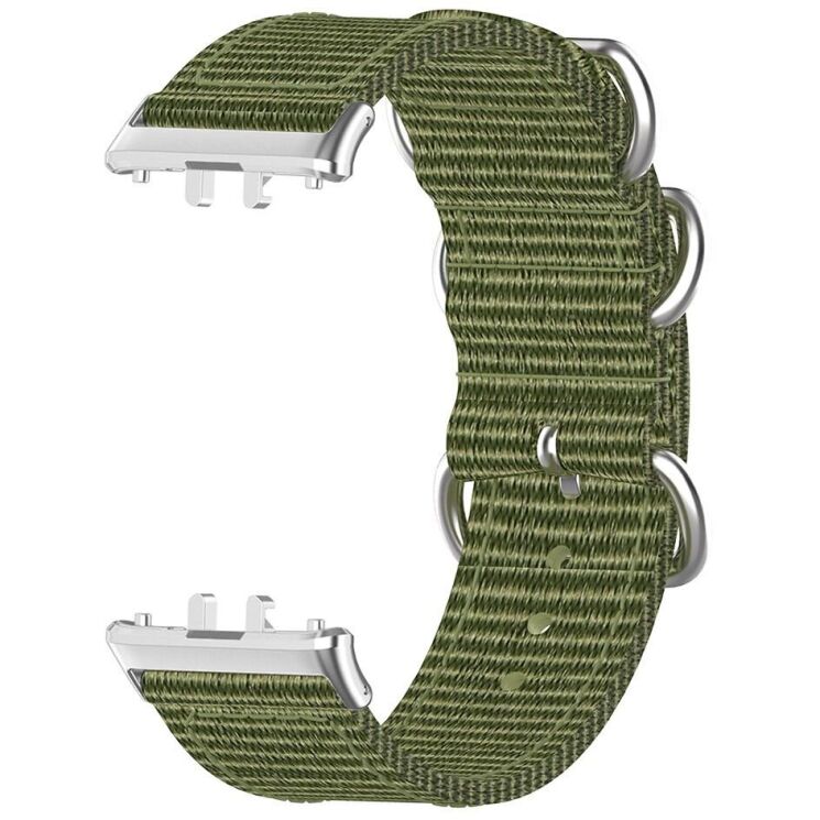 Ремешок UniCase Nylon Braslet для Samsung Galaxy Fit 3 - Army Green: фото 5 из 6