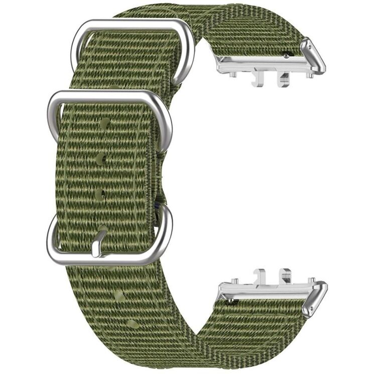 Ремешок UniCase Nylon Braslet для Samsung Galaxy Fit 3 - Army Green: фото 3 из 6