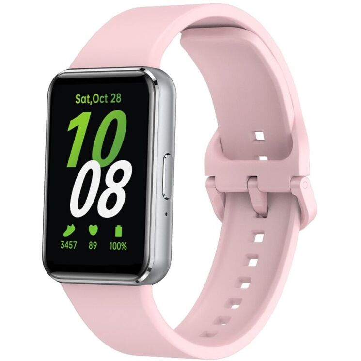 Ремінець UniCase Silicone Strap для Samsung Galaxy Fit 3 - Pink: фото 1 з 3