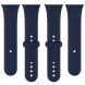 Ремінець UniCase Silicone Strap для Xiaomi Redmi Watch 3 - Dark Blue (320509DB). Фото 4 з 7