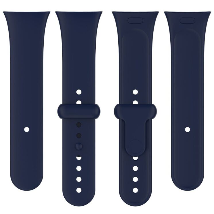 Ремінець UniCase Silicone Strap для Xiaomi Redmi Watch 3 - Dark Blue: фото 4 з 7