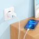 Сетевое зарядное устройство Hoco C105A PD20W + QC3.0 + кабель Type-C to Lightning - White (960176W). Фото 9 из 9