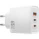 Мережевий зарядний пристрій WIWU Wi-G005 Gan 65W (1U+2C) - White (995612W). Фото 3 з 11