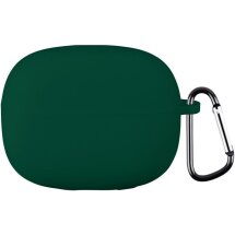 Силиконовый чехол Deexe Silicone Case (FH) для Xiaomi Redmi Buds 8 Pro - Blackish Green: фото 1 из 9