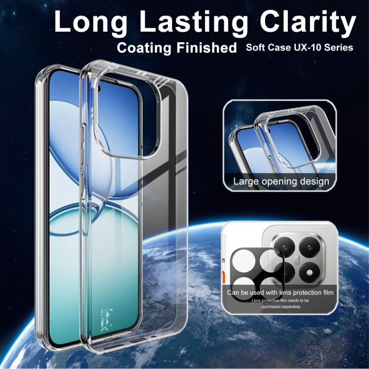 Силиконовый чехол IMAK UX-10 Series для Xiaomi 15T - Transparent: фото 2 из 5