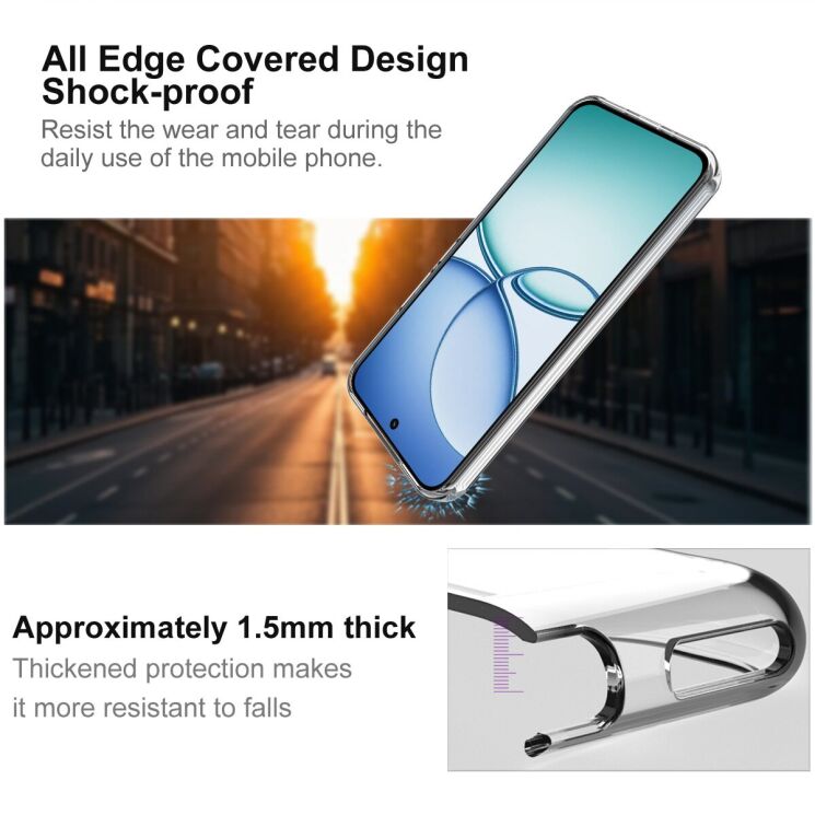 Силиконовый чехол IMAK UX-10 Series для Xiaomi 15T - Transparent: фото 3 из 5