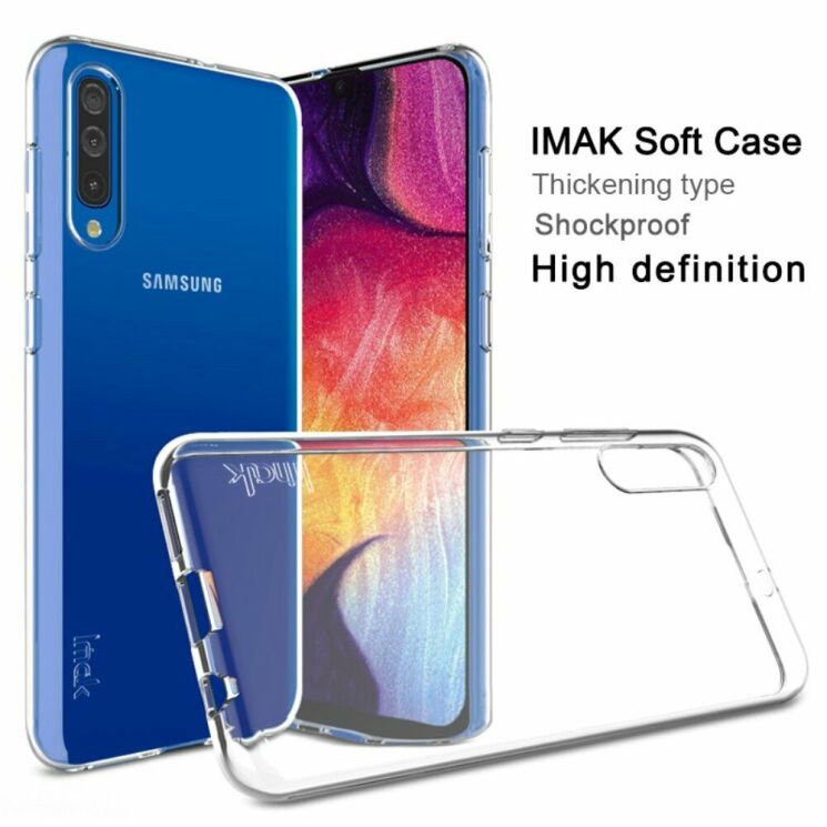 Силиконовый (TPU) чехол IMAK UX-5 Series для Samsung Galaxy A70 (A705) - Transparent (227120T) Силиконовый (TPU) чехол IMAK UX-5 Series для Samsung Galaxy A70 (A705) - Transparent: фото 6 из 13