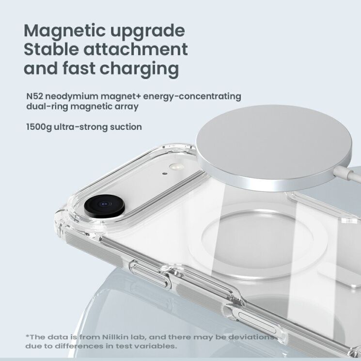 Силиконовый чехол NILLKIN Nature TPU Pro Magnetic для iPhone Air - Transparent: фото 10 из 14