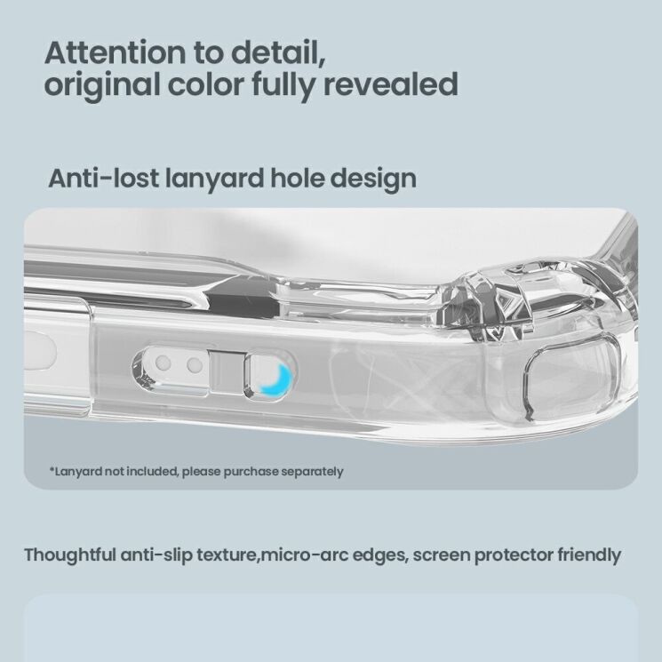 Силиконовый чехол NILLKIN Nature TPU Pro Magnetic для iPhone Air - Transparent: фото 12 из 14