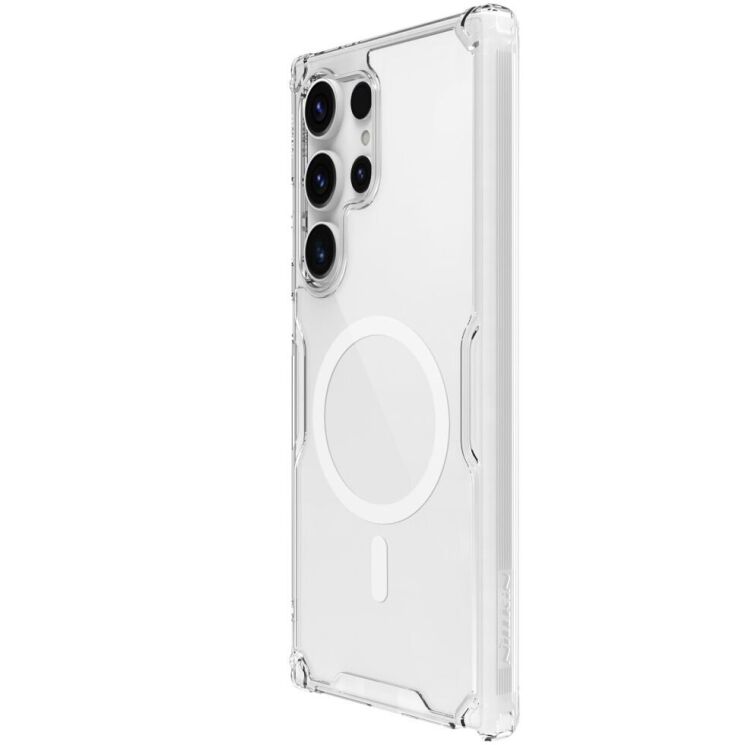 Силиконовый чехол NILLKIN Nature TPU Pro Magnetic для Samsung Galaxy S24 Ultra - Transparent: фото 4 из 15