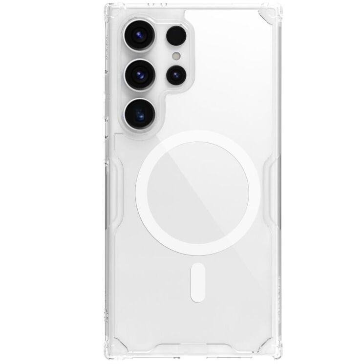 Силиконовый чехол NILLKIN Nature TPU Pro Magnetic для Samsung Galaxy S24 Ultra - Transparent: фото 1 из 15