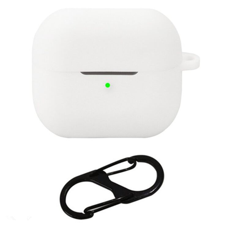 Силиконовый чехол UniCase Protective Color для Samsung Galaxy Buds 3 / Buds 3 Pro - White: фото 1 из 3