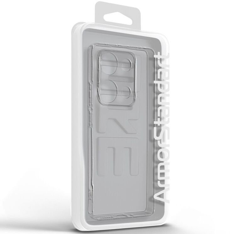 Силиконовый (TPU) чехол ArmorStandart Air Series для Xiaomi Redmi Note 14S - Transparent: фото 3 из 6