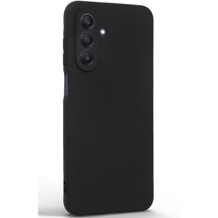 Силиконовый (TPU) чехол ArmorStandart Matte Slim Fit для Samsung Galaxy A26 (A266) - Black: фото 2 из 5