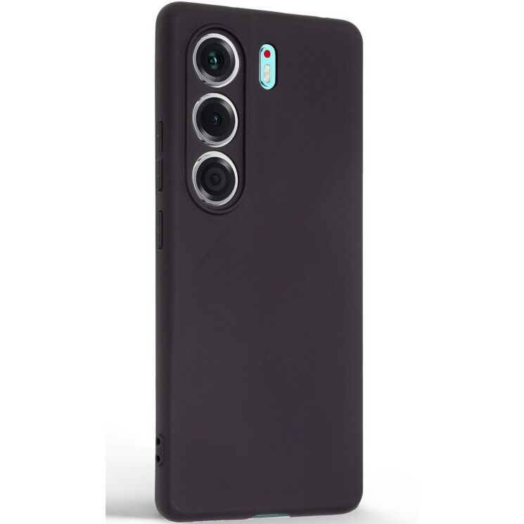 Силиконовый (TPU) чехол ArmorStandart Matte Slim Fit для TECNO Camon 40 (CM5) - Black: фото 2 из 5