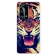 Силиконовый (TPU) чехол Deexe Life Style для Huawei P40 Pro - Tiger (256722H)