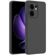 Силиконовый (TPU) чехол Deexe Matte Case для OPPO Reno 13 F/FS 5G - Black (375705B)
