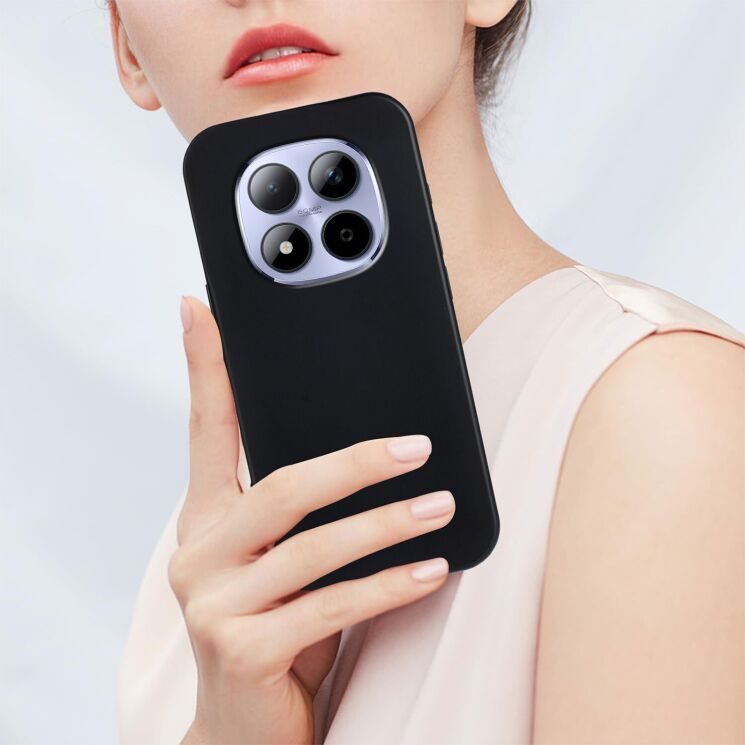 Силиконовый (TPU) чехол Deexe Matte Case для Xiaomi Redmi Note 15 Pro 5G - Black (405008B) Силиконовый (TPU) чехол Deexe Matte Case для Xiaomi Redmi Note 15 Pro 5G - Black: фото 7 з 7