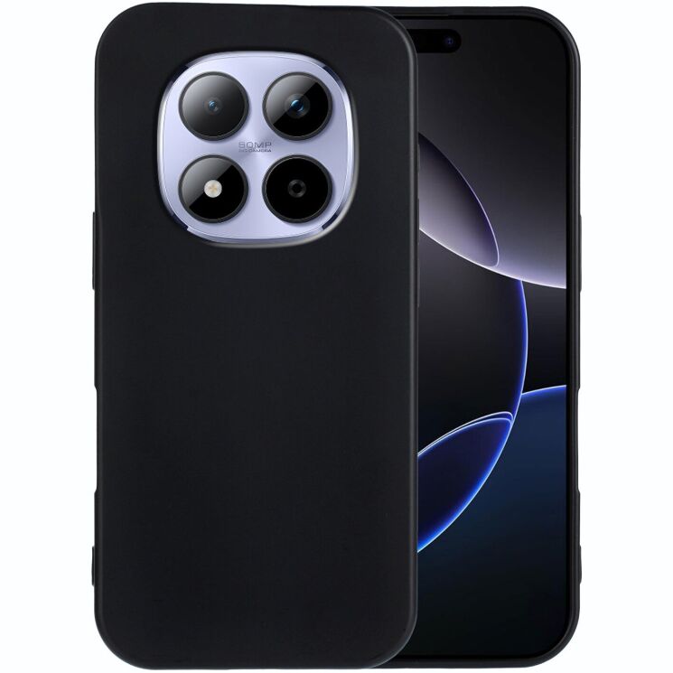Силиконовый (TPU) чехол Deexe Matte Case для Xiaomi Redmi Note 15 Pro 5G - Black (405008B) Силиконовый (TPU) чехол Deexe Matte Case для Xiaomi Redmi Note 15 Pro 5G - Black: фото 1 з 7