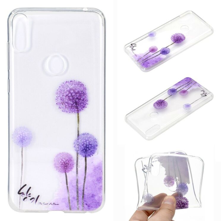 Силіконовий (TPU) чохол Deexe Pretty Glossy для ASUS Zenfone 5 (ZE620KL) - Dandelion: фото 1 з 6