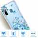 Силіконовий (TPU) чохол Deexe Pretty Glossy для Samsung Galaxy A21 (A215) - Blue Flowers (256610M). Фото 4 з 4