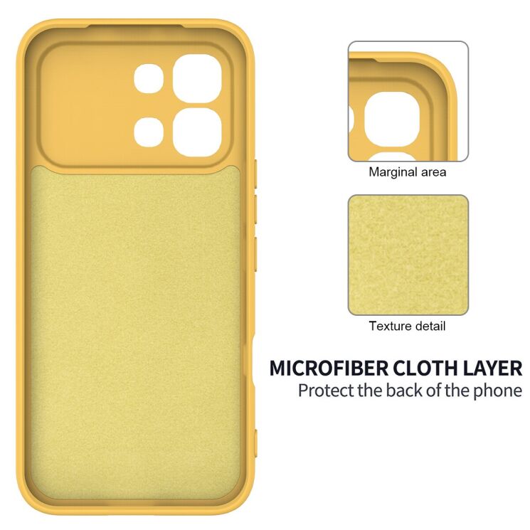 Силиконовый (TPU) чехол Deexe Silicone Case для Infinix Note Edge - Green: фото 7 из 9