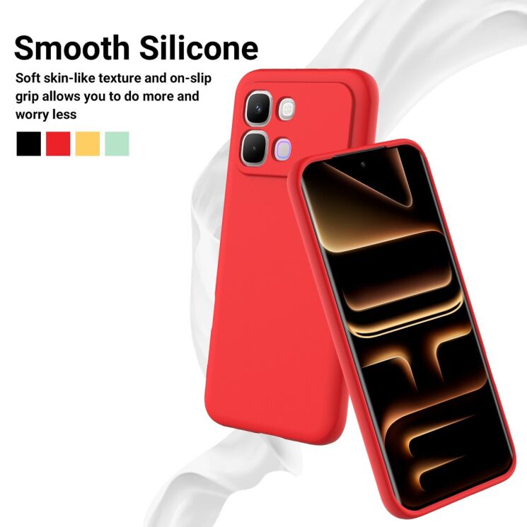 Силиконовый (TPU) чехол Deexe Silicone Case для Infinix Note Edge - Green: фото 4 из 9