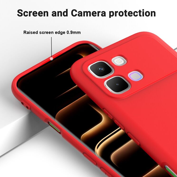 Силиконовый (TPU) чехол Deexe Silicone Case для Infinix Note Edge - Green: фото 5 из 9