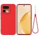 Силиконовый (TPU) чехол Deexe Silicone Case для Realme 16 Pro - Red (428003R). Фото 1 из 9