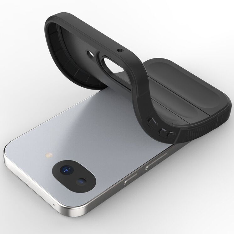 Силіконовий (TPU) чохол Deexe Terra Case для Google Pixel 10a - Black: фото 4 з 6