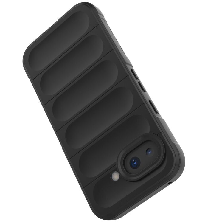 Силіконовий (TPU) чохол Deexe Terra Case для Google Pixel 10a - Black: фото 3 з 6