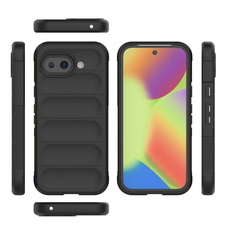 Силіконовий (TPU) чохол Deexe Terra Case для Google Pixel 10a - Black: фото 5 з 6