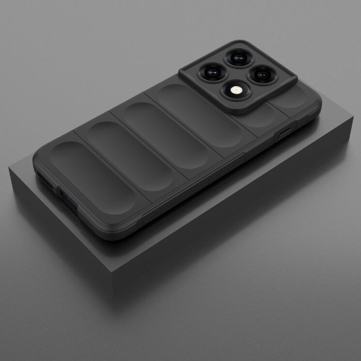 Силиконовый (TPU) чехол Deexe Terra Case для Motorola Edge 70 Pro - Black: фото 5 из 8