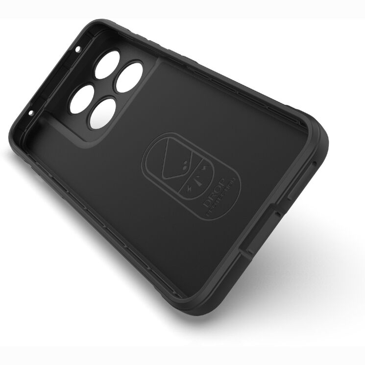 Силиконовый (TPU) чехол Deexe Terra Case для Motorola Edge 70 Pro - Black: фото 3 из 8