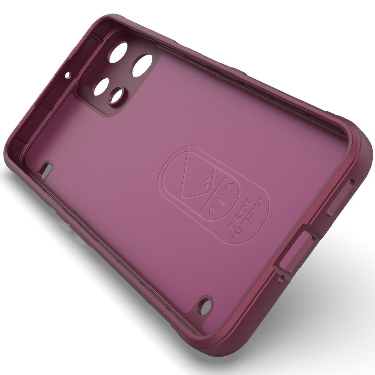 Силіконовий (TPU) чохол Deexe Terra Case для Nothing Phone (3a) Lite - Wine Red: фото 2 з 7