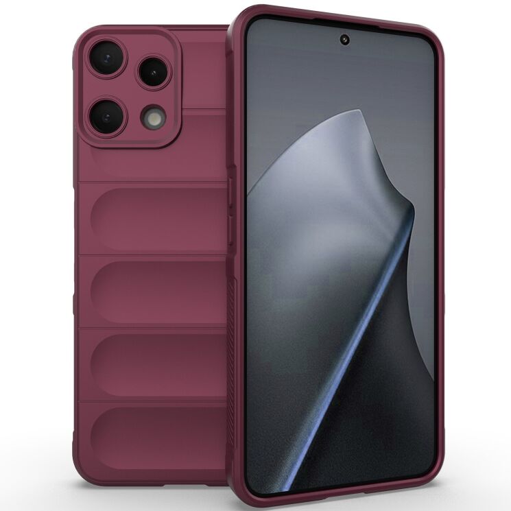 Силіконовий (TPU) чохол Deexe Terra Case для Nothing Phone (3a) Lite - Wine Red: фото 1 з 7