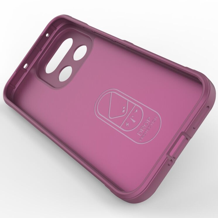 Силиконовый (TPU) чехол Deexe Terra Case для Realme 16 Pro - Wine Red: фото 3 из 8