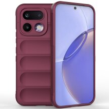 Силиконовый (TPU) чехол Deexe Terra Case для Realme 16 Pro - Wine Red: фото 1 из 8