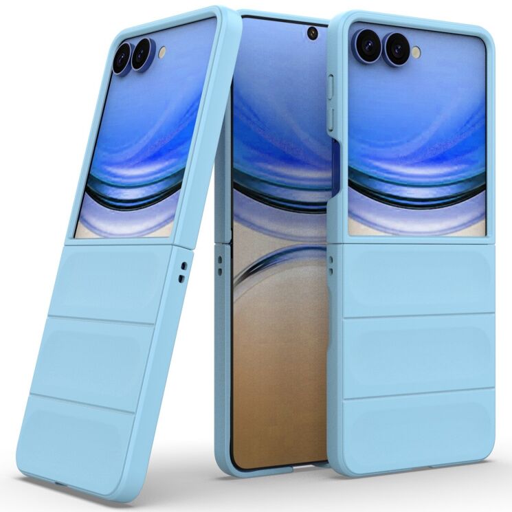 Силіконовий (TPU) чохол Deexe Terra Case для Samsung Galaxy Flip 8 - Baby Blue (423515TT) Силіконовий (TPU) чохол Deexe Terra Case для Samsung Galaxy Flip 8 - Baby Blue: фото 2 з 9