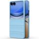 Силіконовий (TPU) чохол Deexe Terra Case для Samsung Galaxy Flip 8 - Baby Blue (423515TT). Фото 1 з 9