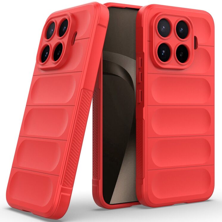 Силіконовий (TPU) чохол Deexe Terra Case для Xiaomi 17T Pro - Red (422328R) Силіконовий (TPU) чохол Deexe Terra Case для Xiaomi 17T Pro - Red: фото 2 з 9