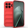 Силиконовый (TPU) чехол Deexe Terra Case для Xiaomi Poco F8 Ultra - Red (403428R)
