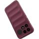 Силіконовий (TPU) чохол Deexe Terra Case для Xiaomi Poco F9 Ultra - Wine Red (430151WR). Фото 3 з 9
