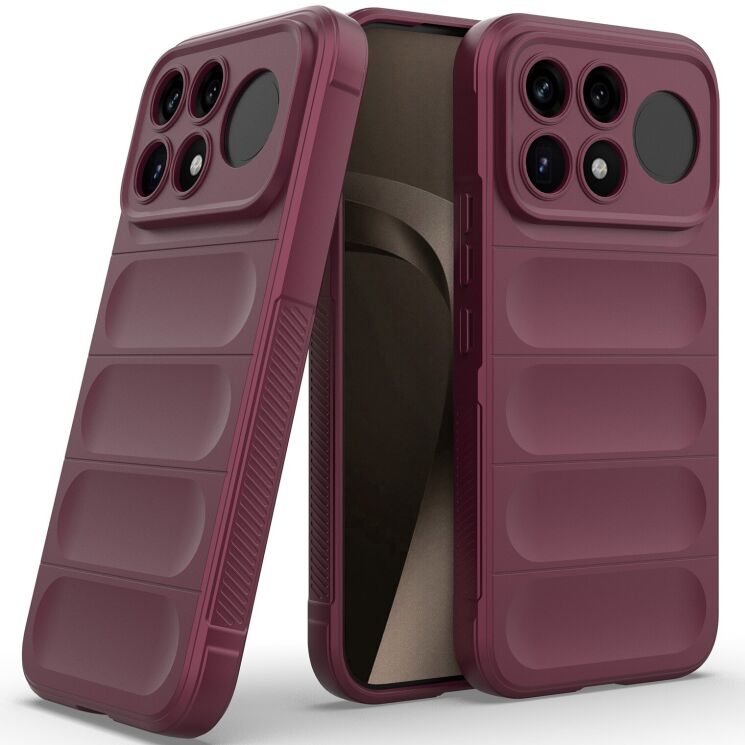 Силіконовий (TPU) чохол Deexe Terra Case для Xiaomi Poco F9 Ultra - Wine Red (430151WR) Силіконовий (TPU) чохол Deexe Terra Case для Xiaomi Poco F9 Ultra - Wine Red: фото 2 з 9