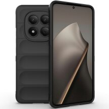 Силиконовый (TPU) чехол Deexe Terra Case для Xiaomi Redmi Note 15 Pro - Black: фото 1 из 5