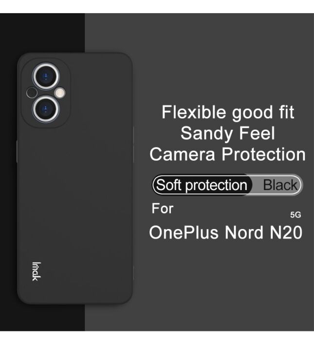 Силиконовый (TPU) чехол IMAK UC-3 Series для OnePlus Nord N20 - Black: фото 10 из 11