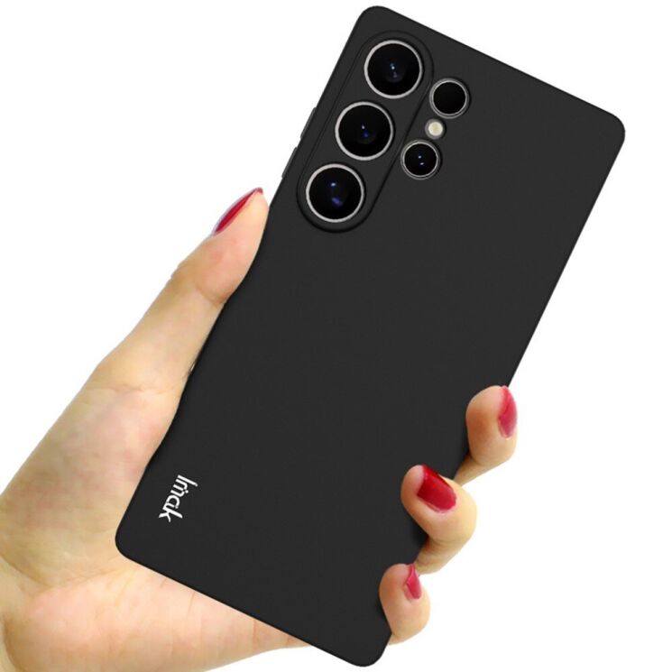 Силиконовый (TPU) чехол IMAK UC-3 Series для Samsung Galaxy S25 Ultra (S938) - Black: фото 6 из 10