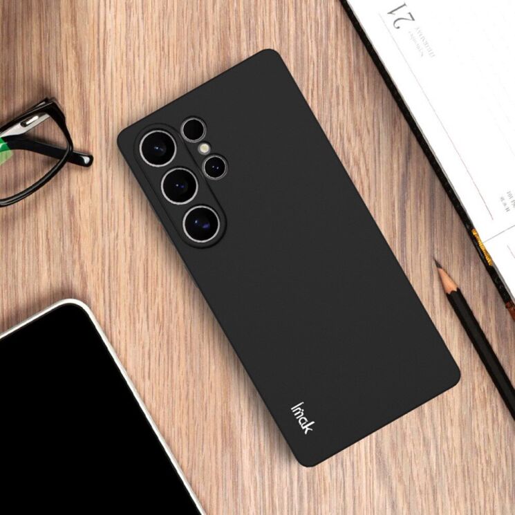 Силиконовый (TPU) чехол IMAK UC-3 Series для Samsung Galaxy S25 Ultra (S938) - Black: фото 9 из 10