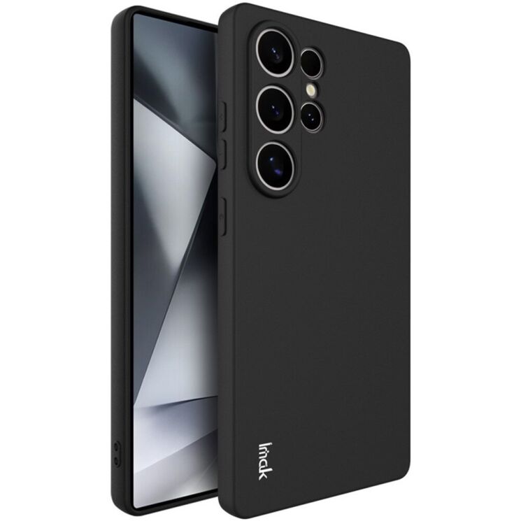 Силиконовый (TPU) чехол IMAK UC-3 Series для Samsung Galaxy S25 Ultra (S938) - Black: фото 1 из 10